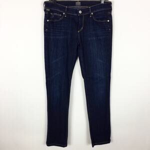 COH Citizens of Humanity Jeans 29 Ava Low Rise Straight Leg Slim Dark Stretch
